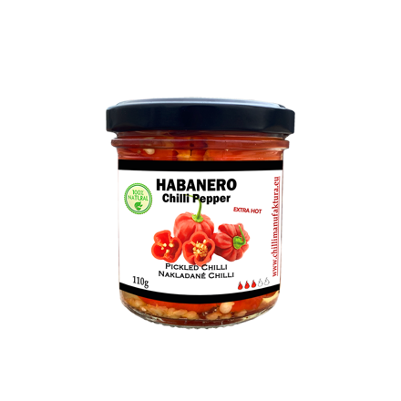 Nakladané Habanero, krájané 110g